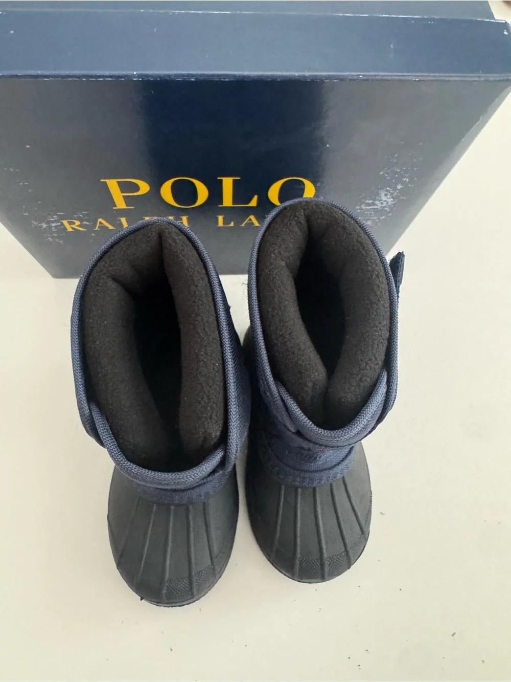 Polo by Ralph Lauren Kids Navy and Black Winter Boot